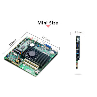 Industrial Itx Motherboard Integrated AMD A6-5357M  Dual Core Processor 2 COM 10 USB LVDS display